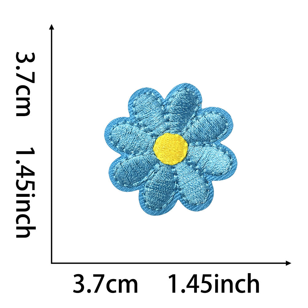 Wholesale Chic Embroidered Iron On Patches Sewable Cloth Applique For Coats Bags DIY Everyday Craft