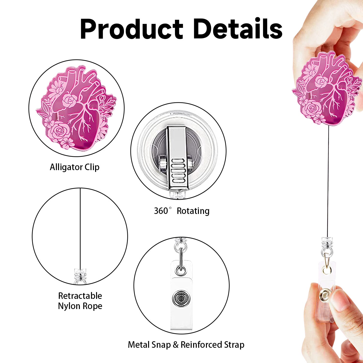 Wholesale  skull retractable rotating pull