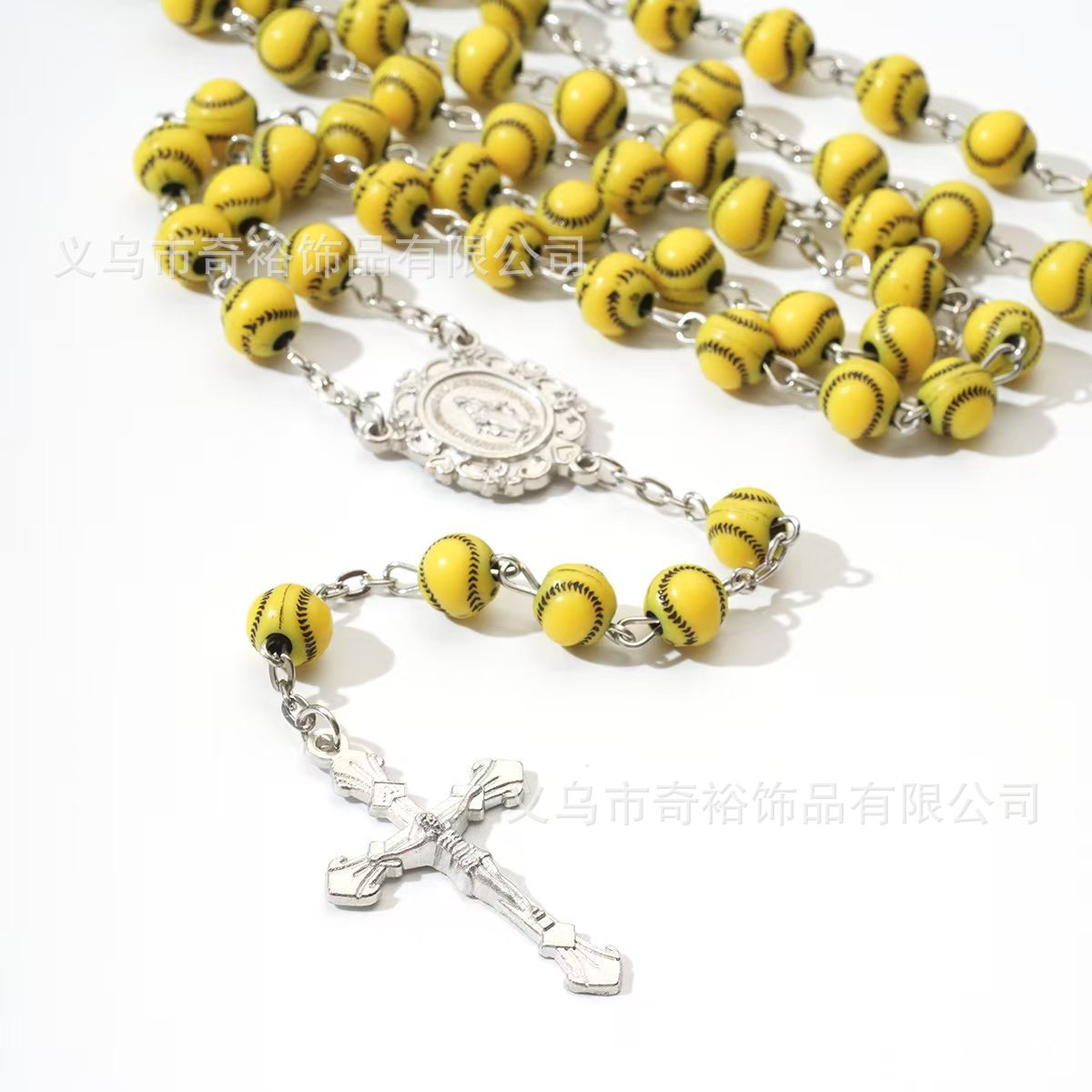 Wholesale 10pcs/pack Cross Rosary Baptism Communion Necklace