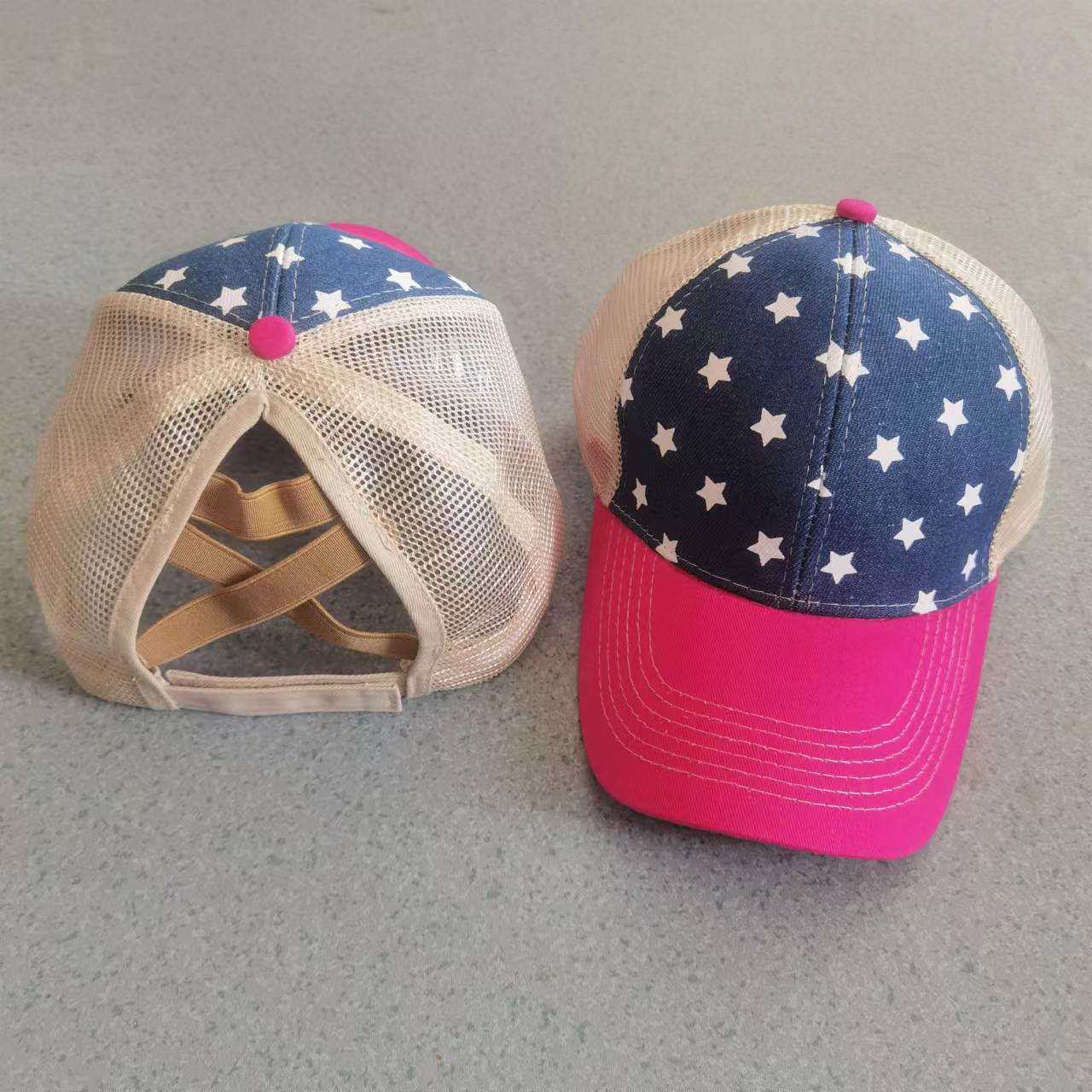 Wholesale Printed,  Open-Back,  Colorful Graffiti Baseball Cap — Sun Protection ( Cotton)