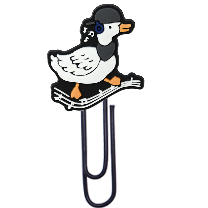 Wholesale  Random Cartoon Swan Paper Clip Bookmark
