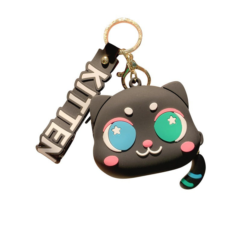Wholesale Silicone Cute Cat Keychains