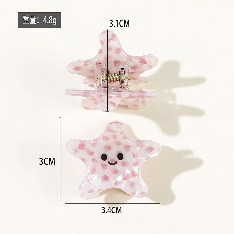 Wholesale Trendy Ocean Animal Hair Claw Clips Shark Whale Octopus Koi Design Large PVC Gripper Everyday Hair Accessory For Boutique Resale