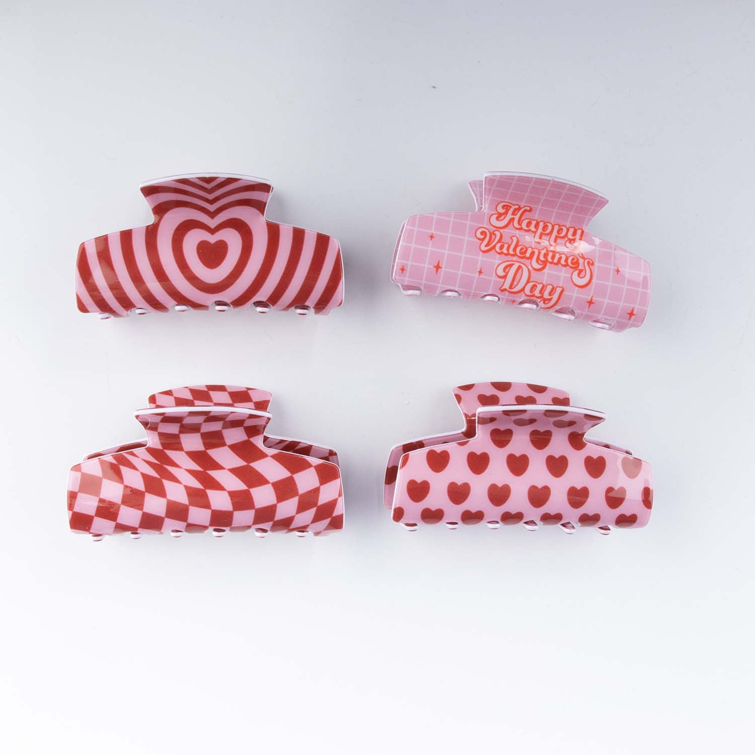 Wholesale Valentine's Day Series PVC Hair Clips