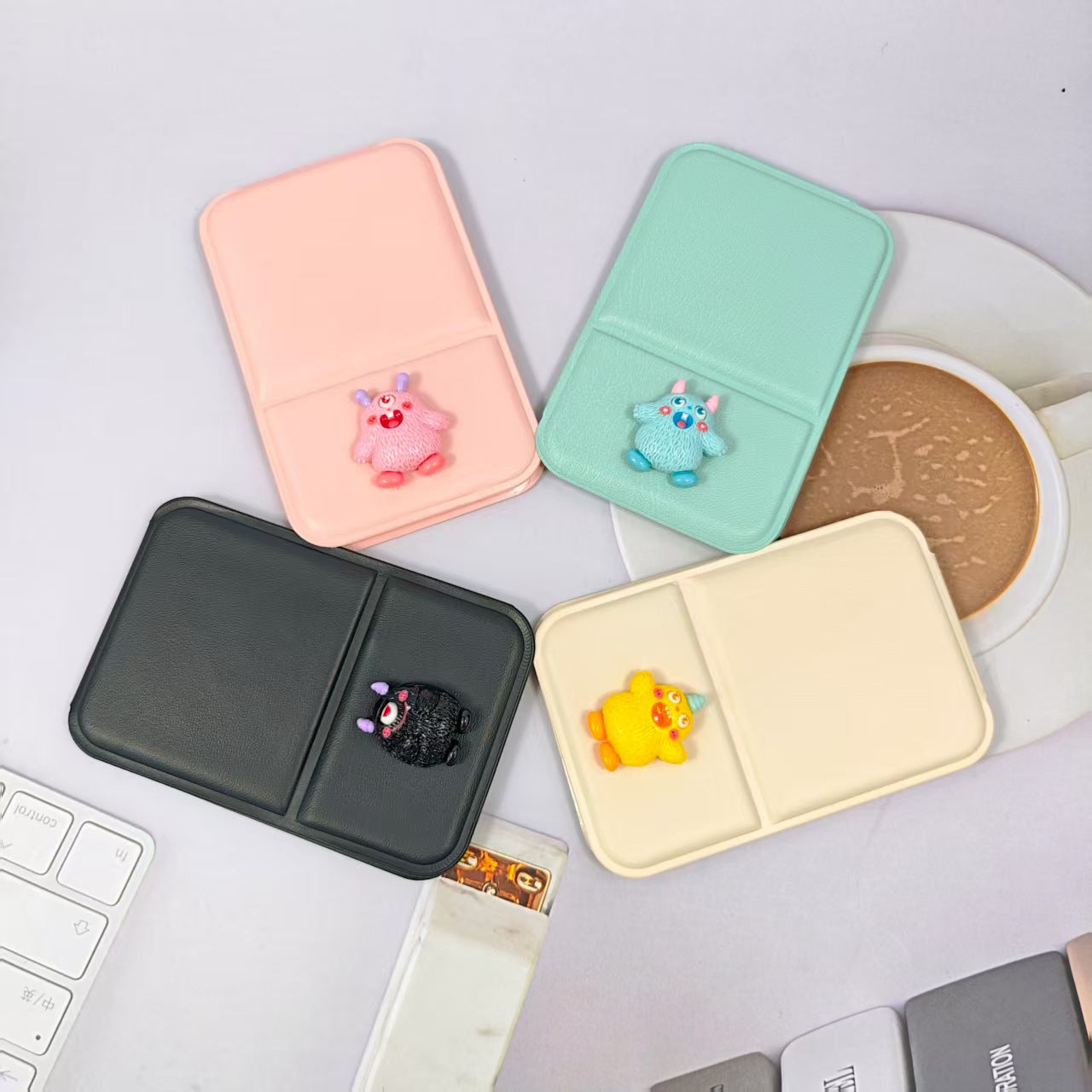 Wholesale Bow shaped folding makeup mirror