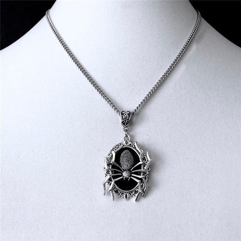 Wholesale Gothic necklace jewelry silver plated pendant