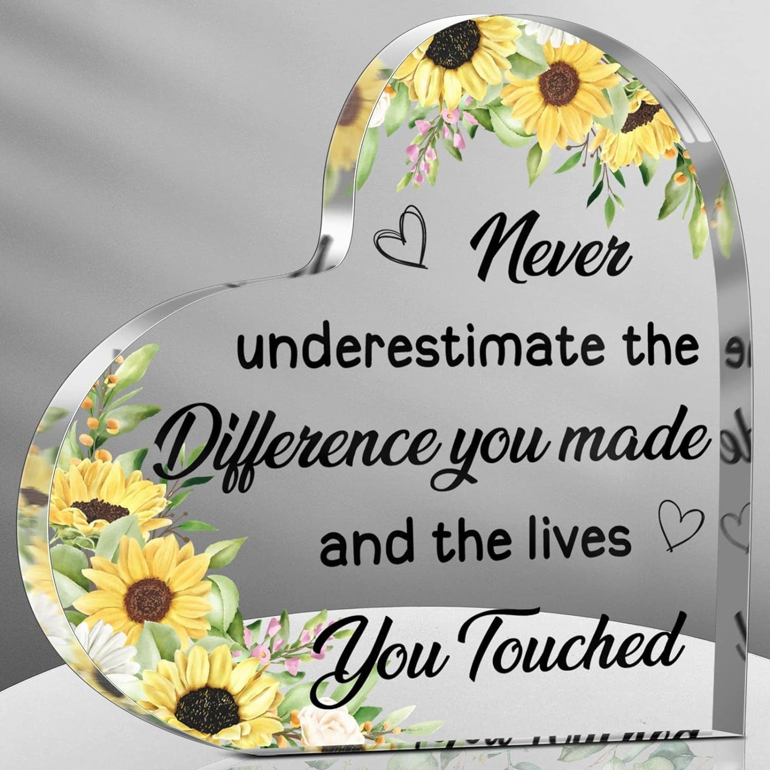 Wholesale New Valentine's Day Love Transparent Acrylic Mother's Day Desktop Decorations Ornaments