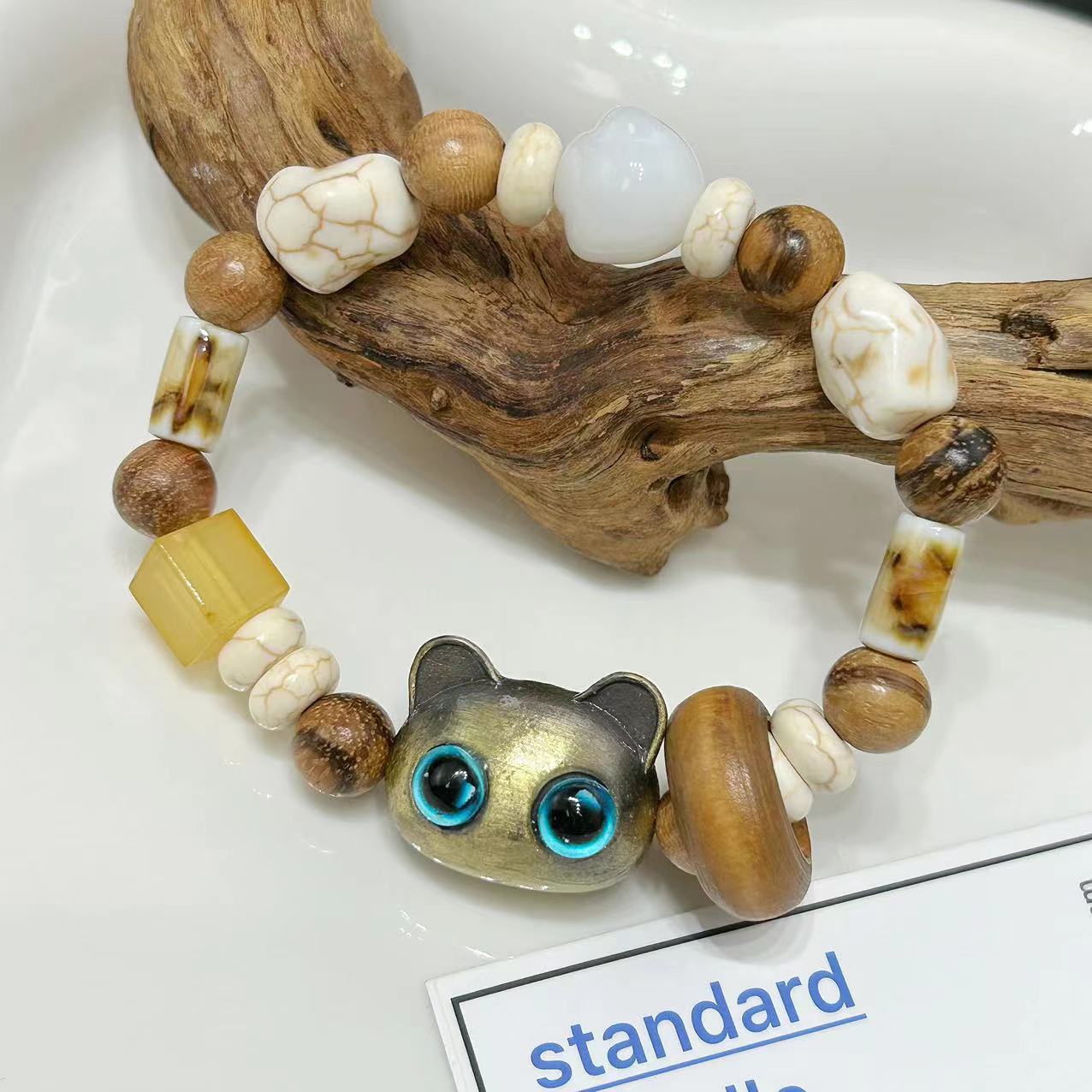 Wholesale Natural Stone Kitten Beaded Jewelry Natural stone Bracelet
