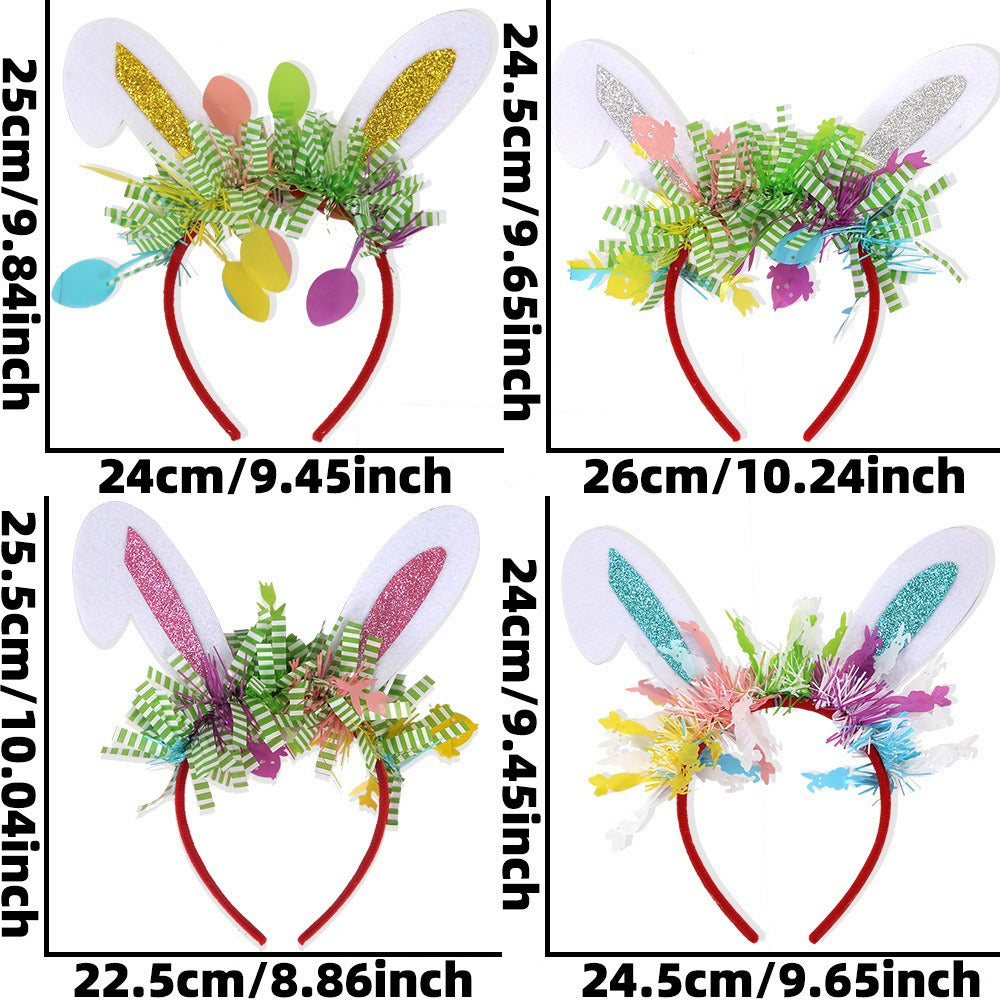 Wholesale Easter decorations holiday party party event dress up cartoon cute rabbit rabbit ears decoration headband headdress
