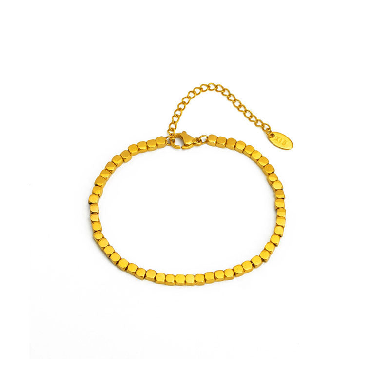 Wholesale Simple Small Square Vintage Bracelet