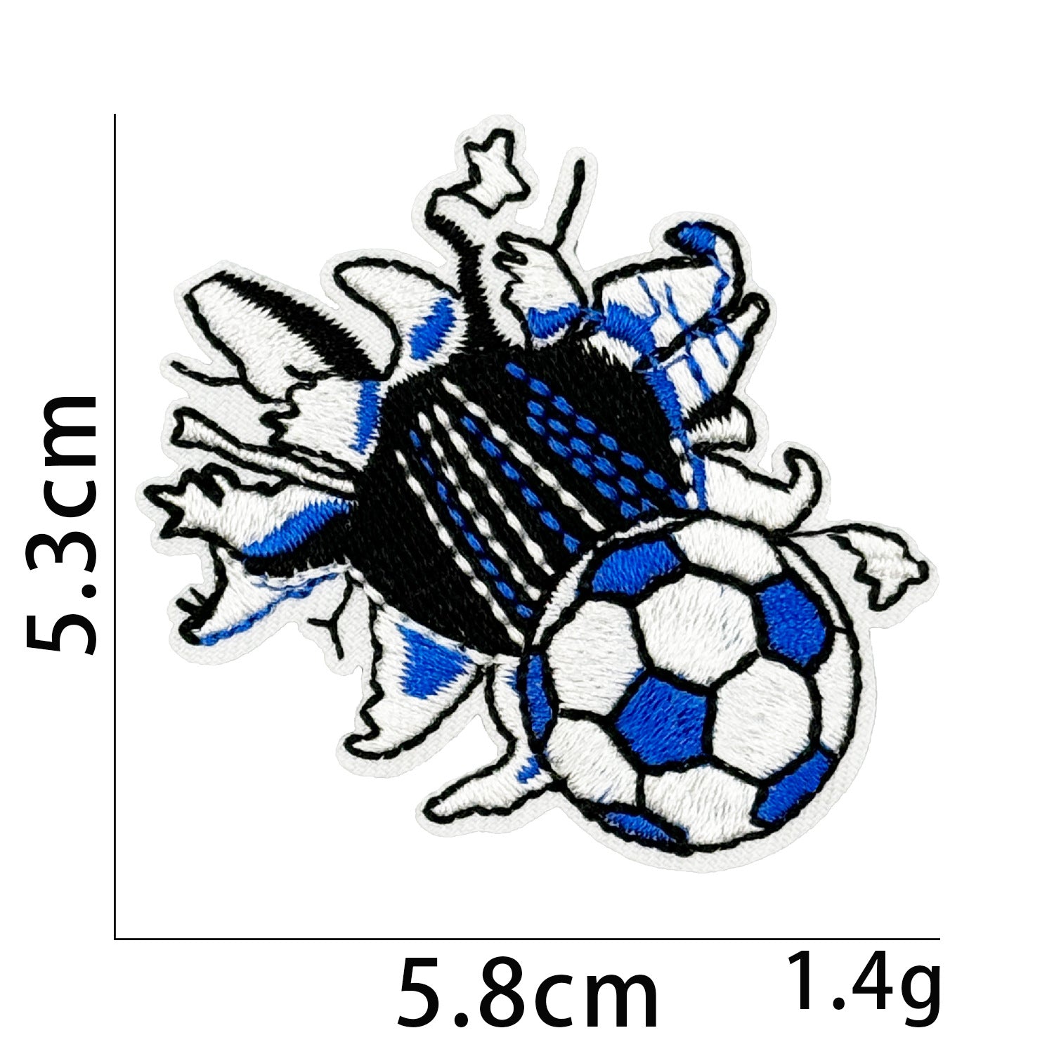 Wholesale 10pcs Sports Football  embroidered patch