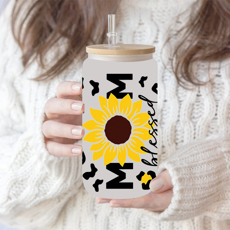 Wholesale Flower Mother's Day 16oz Cup UV DTF Wraps