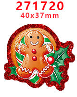 Wholesale Random 30pcs Christmas Cartoon Series Acrylic Flatback