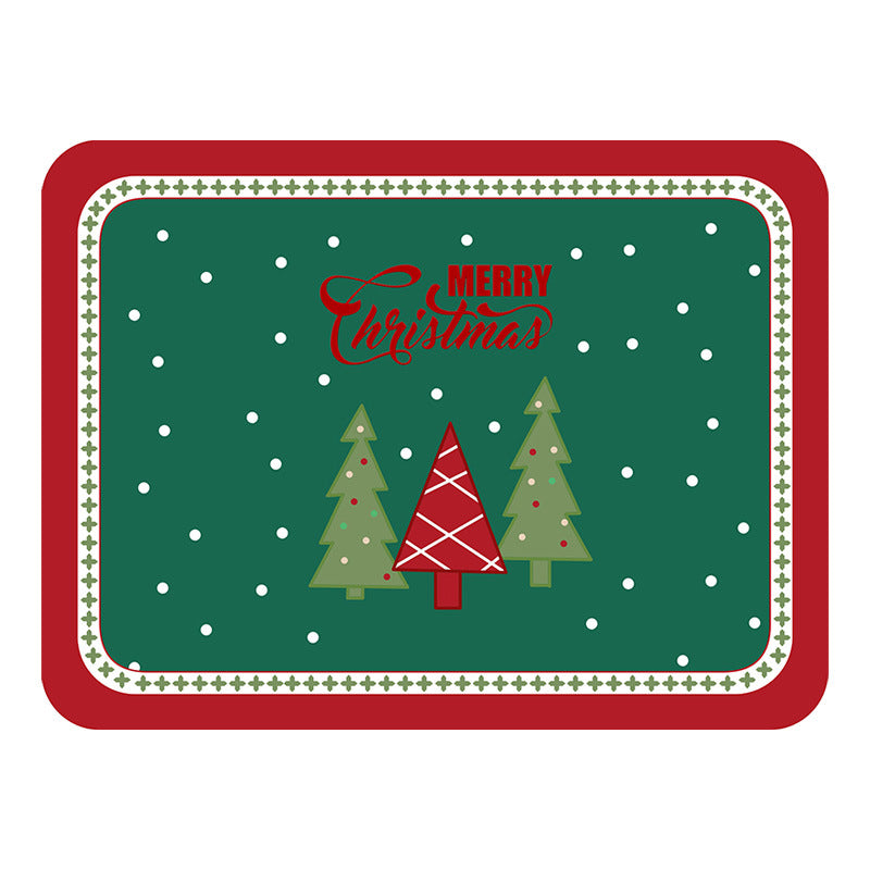 Wholesale Christmas Placemat Leather Western Placemat
