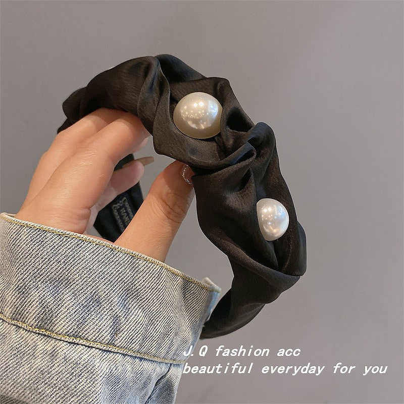 Wholesale Puffy Pleated Fabric Headband