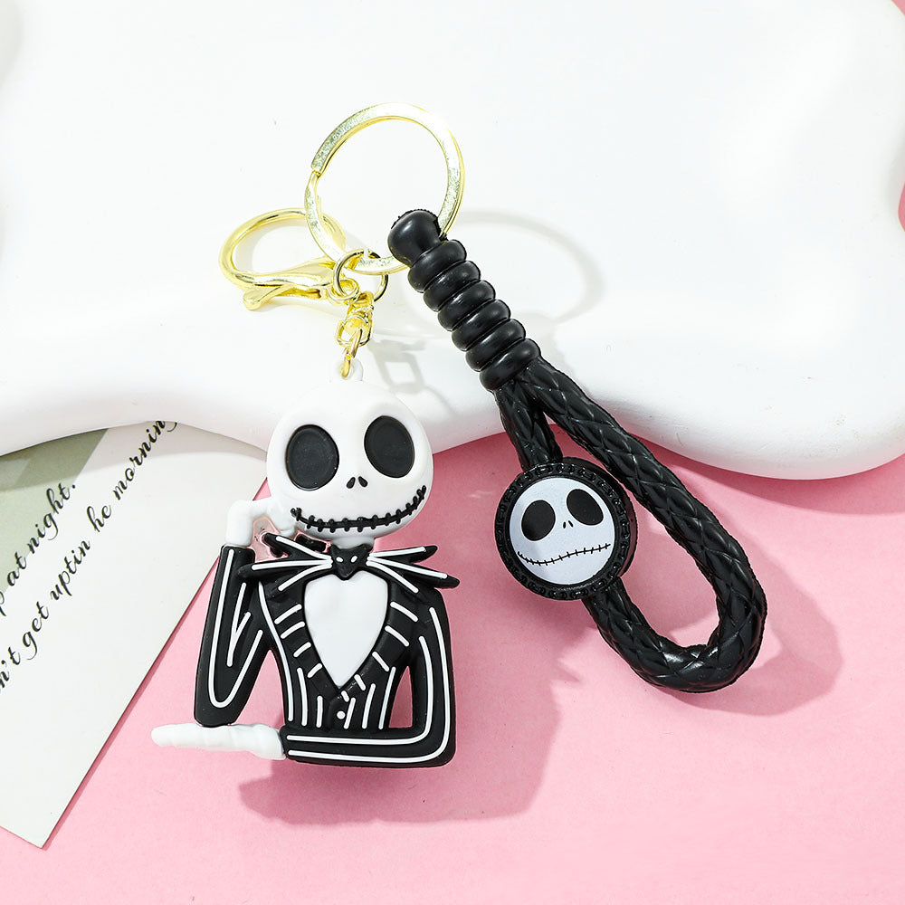 Wholesale PVC Keychain  Skull Design Cute Car Key Accessory Gift For Fans