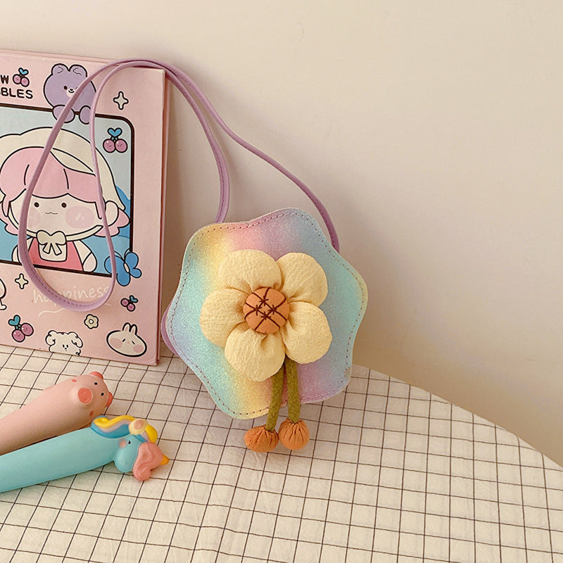 Al por mayor lindo bolso para niños de hombro de flores al por mayor