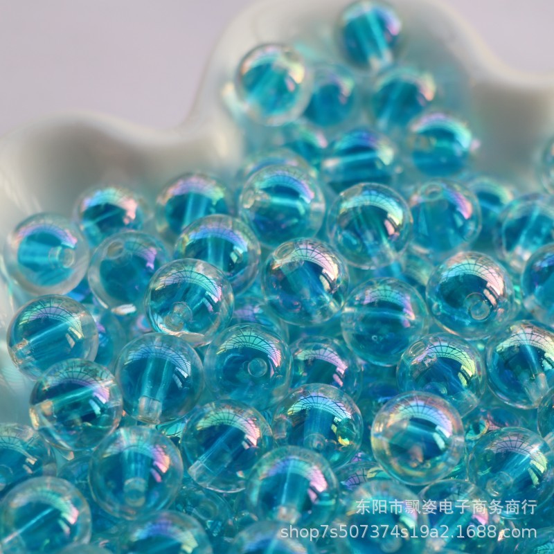 Cuentas de plástico/resina redondas de 200 piezas al por mayor