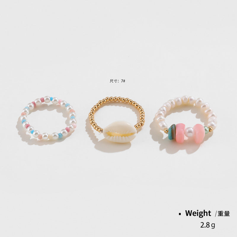 Wholesale Colorful Shell Pearl Necklace