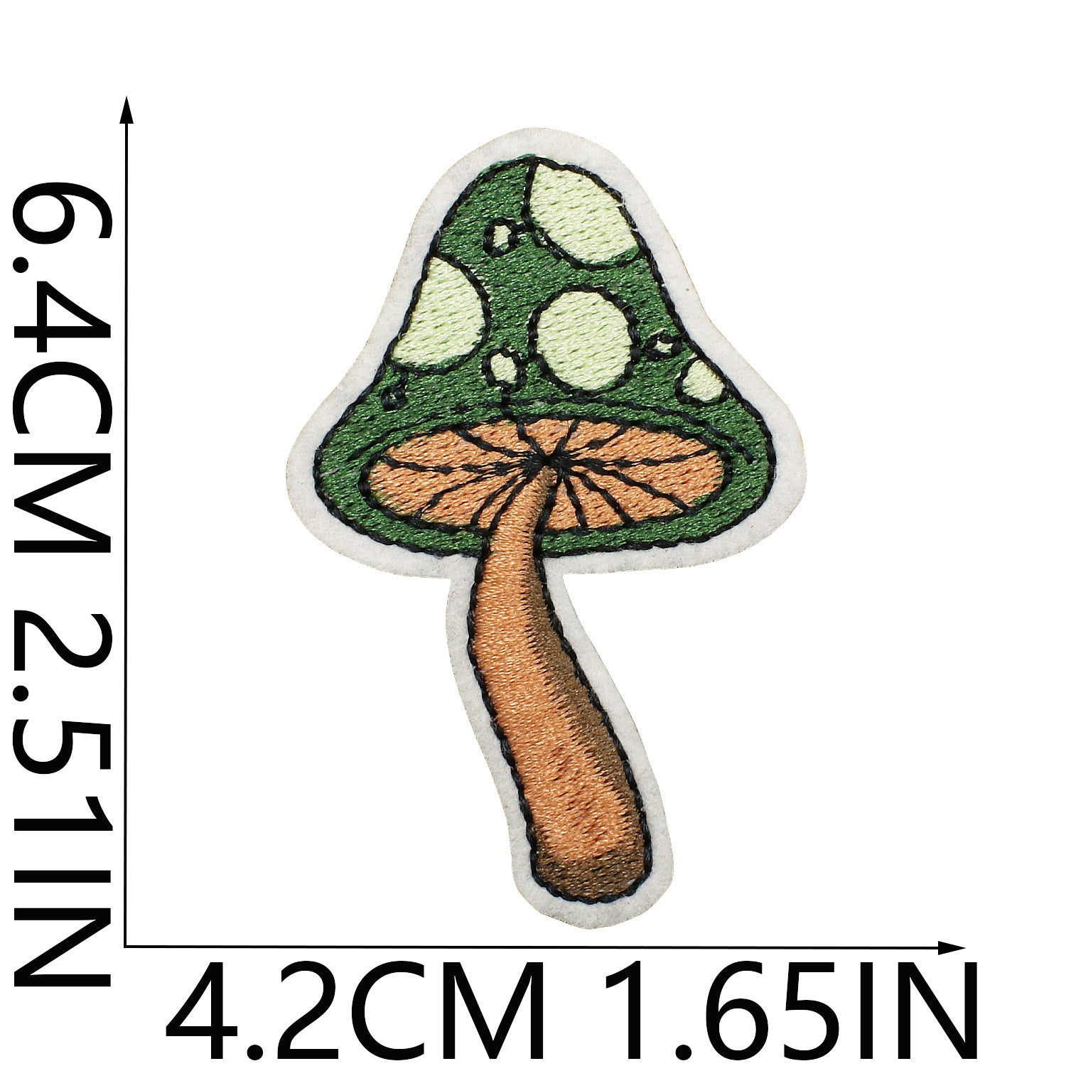 Wholesale Green Flower Butterfly Envelope Embroidery DIY Patches