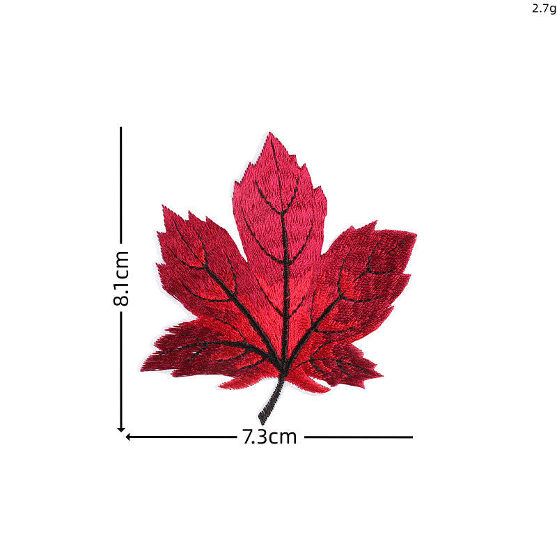 Wholesale Colorful leaves DIY Patches
