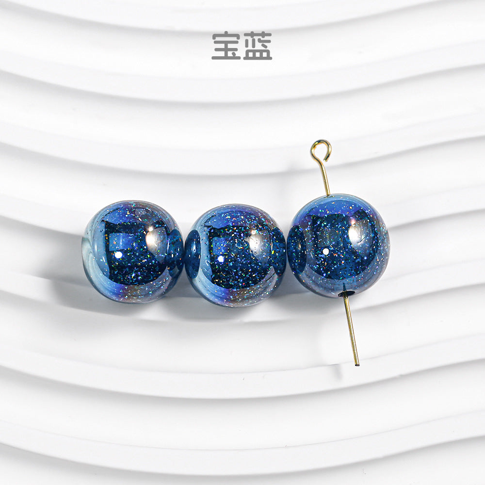 Wholesale 30pcs Laser Straight Hole DIY Handmade Loose Beads