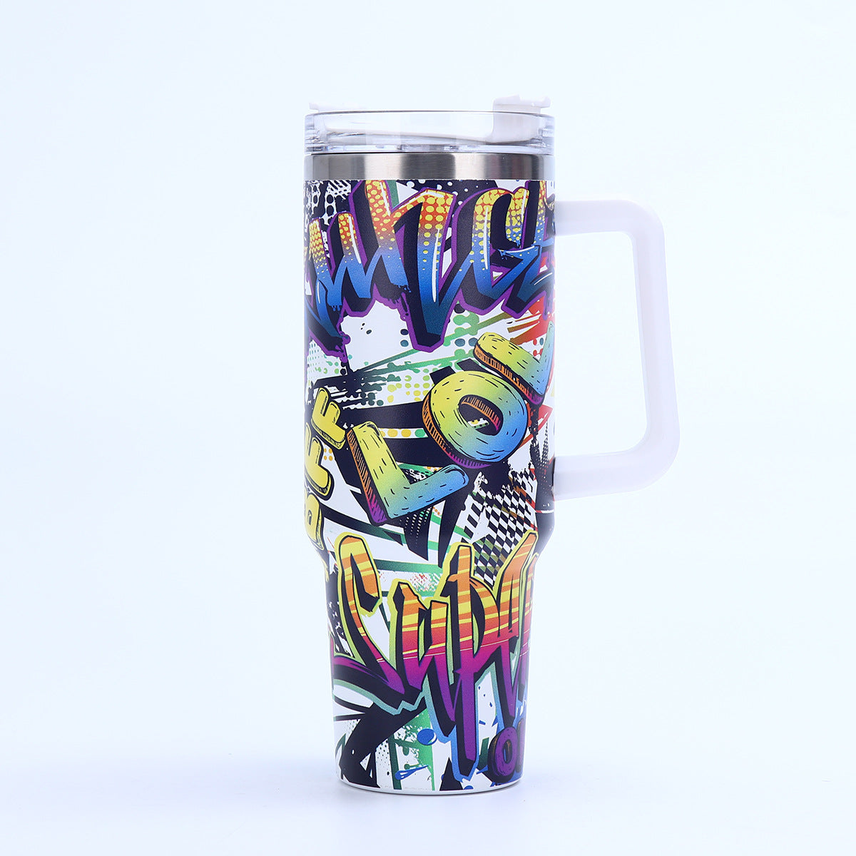 Wholesale 3d Printed 40oz Stainless Steel Thermos Cup with Handle