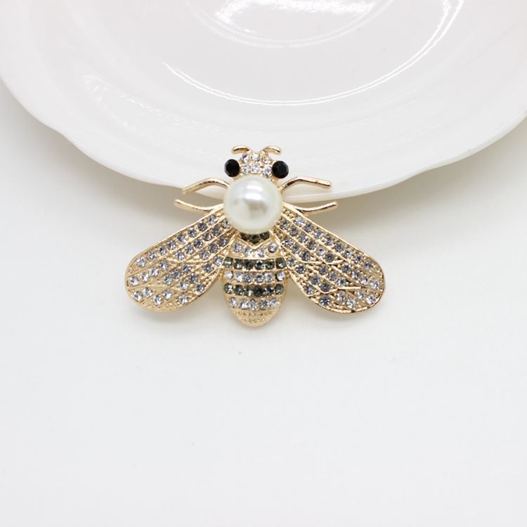 Accesorios de aleación de aleación de bricolaje para el automóvil de la abeja perla al por mayor