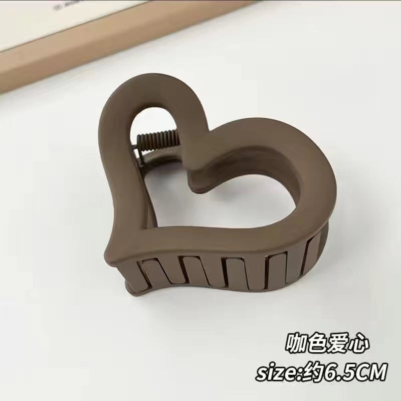 Wholesale Valentine's Day Maillard Style Acrylic Grab Clip Advanced Hair Accessories