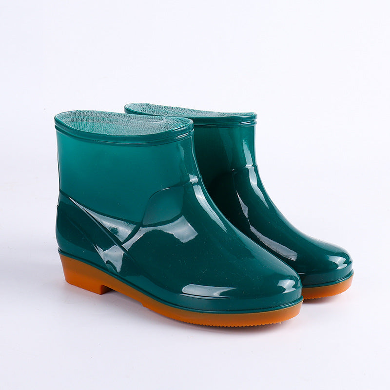 Wholesale of Adult Short Tube EVA Rain Boots for External Wear