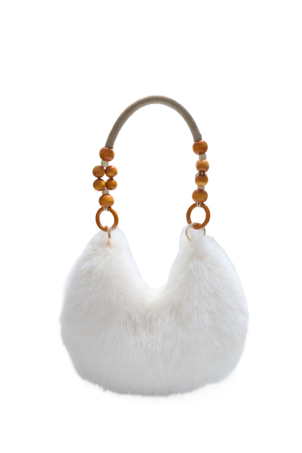 Wholesale Plush tote bag  stylish and sophisticated shoulder bag.