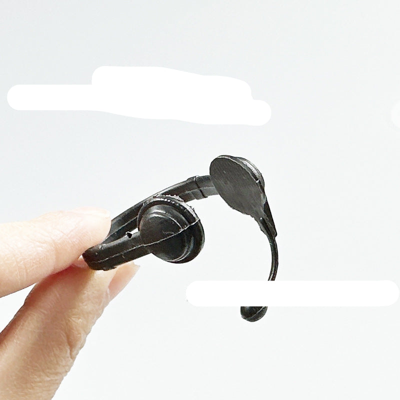 Wholesale 12 Points Doll House Accessories bjd Pocket Scene Ornaments Shooting Props Mini Glasses Miniature Small Headphone Model