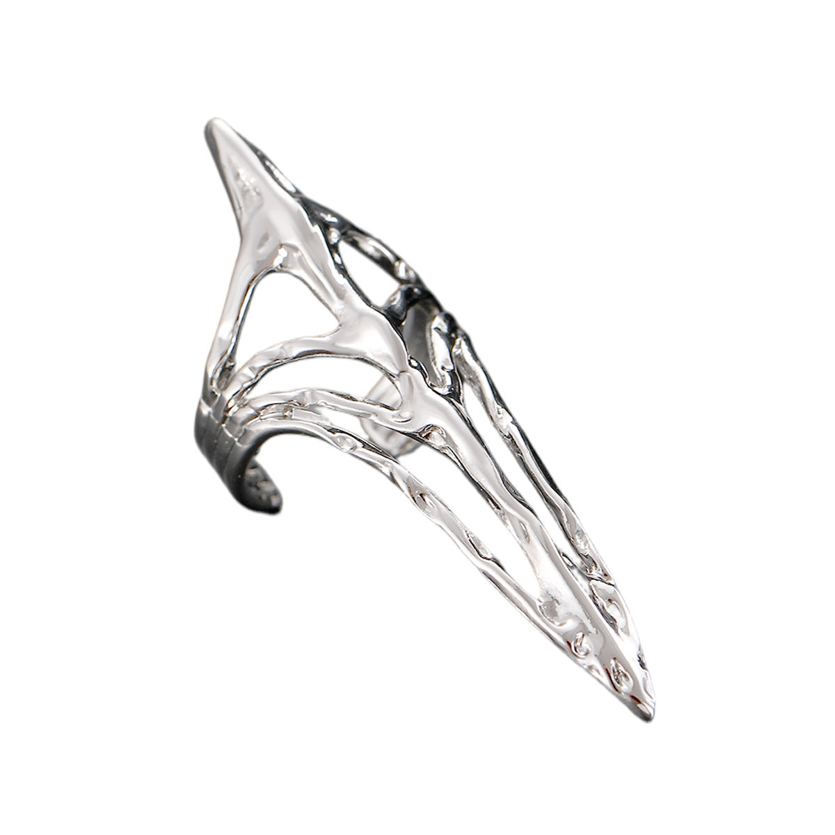 Wholesale  Geometric Diamond Opening Nail Copper Ring