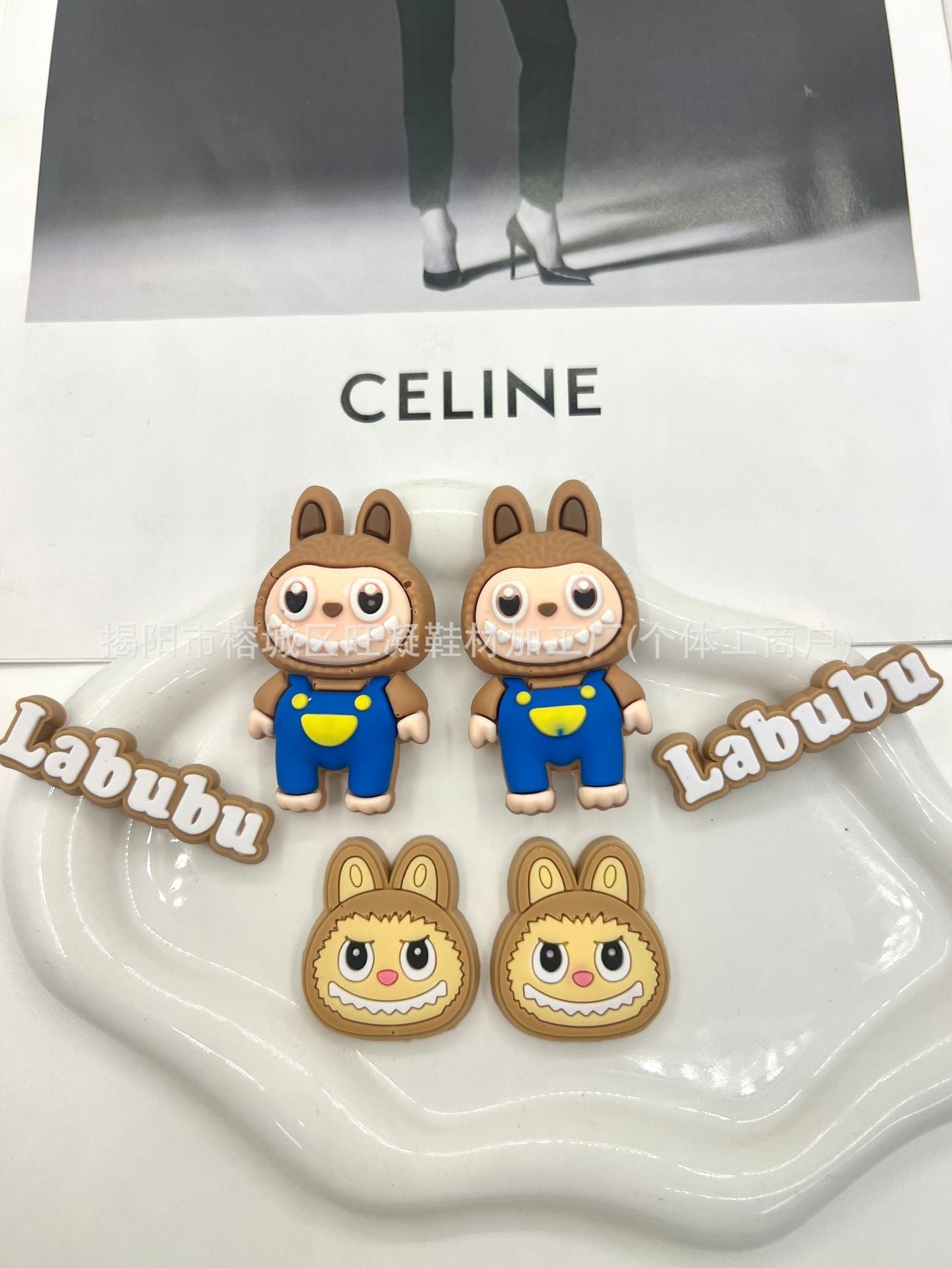 Wholesale DIY Perforated Shoe Buckles DIY Soft Rubber Shoe Buckles OLY Exclusive