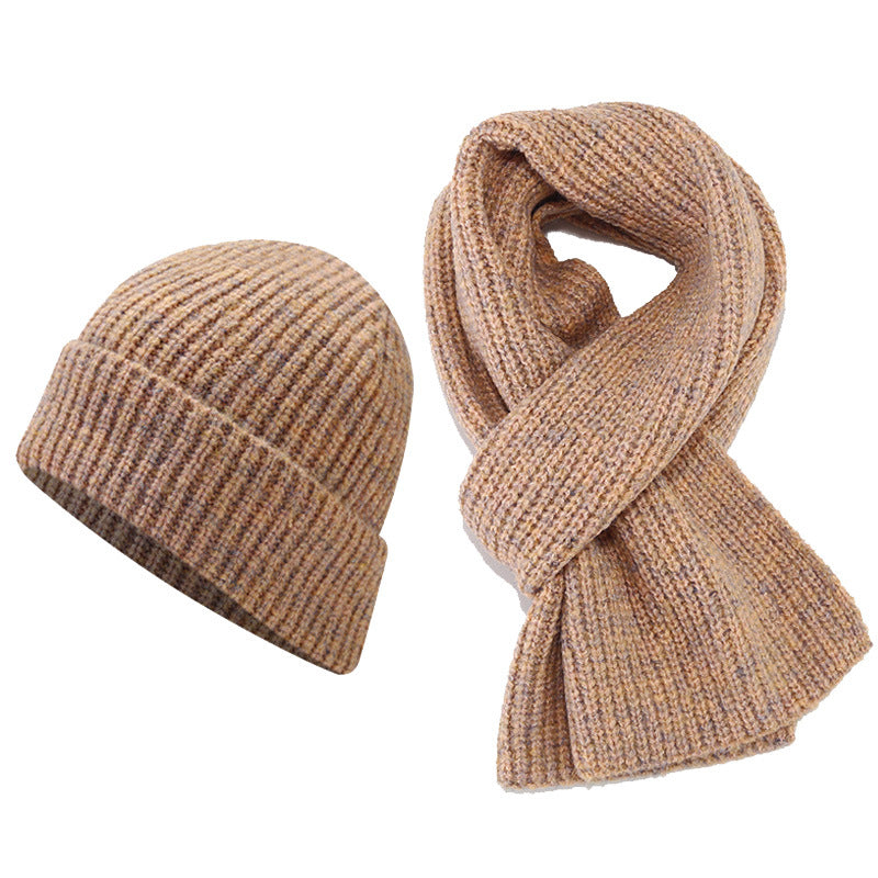 Wholesale Winter Outdoor Cold-proof Thickened Hat and Scarf Set