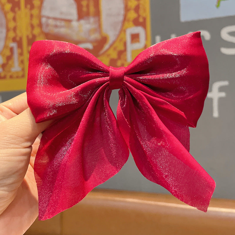 Wholesale Wholesale solid color temperament college style bow hairpin