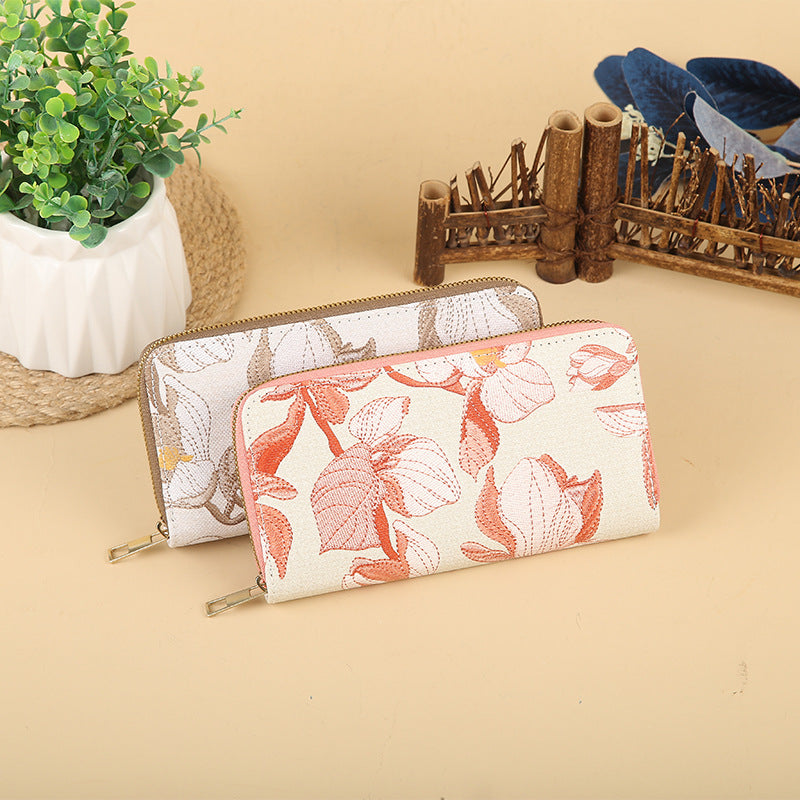 Wholesale Fashion Single Pull Soft Leather Women's Wallet