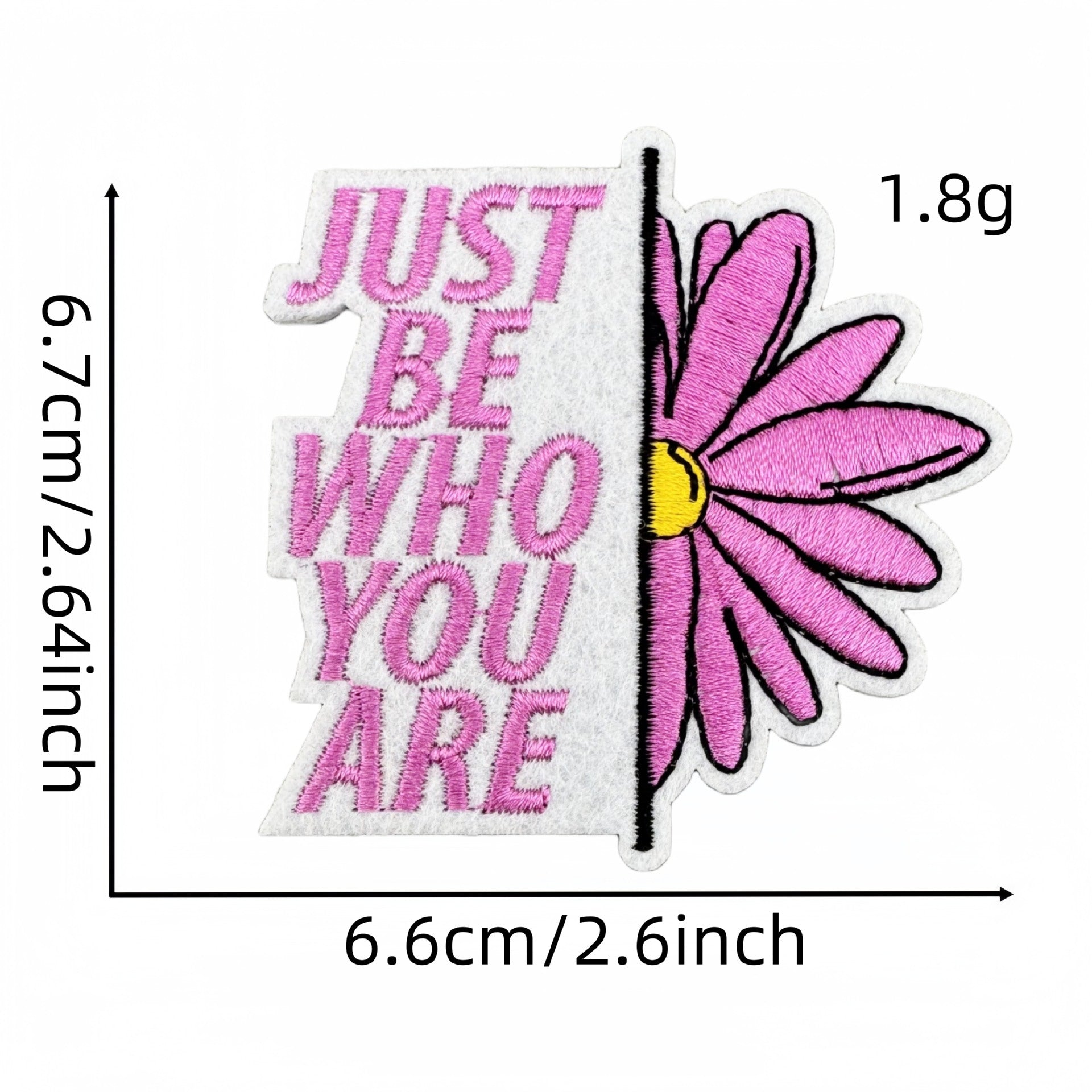 Wholesale Colorful English Letter Embroidered Iron On Patch Stylish Backpack Travel Decoration Gift