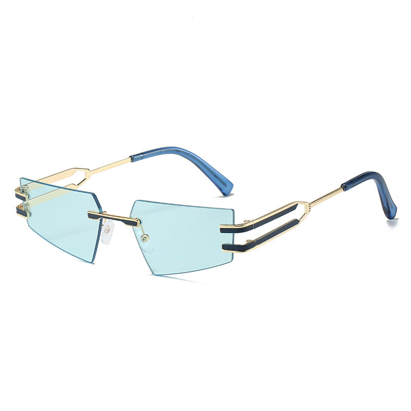 Wholesale Cat-eye Frameless Fashion Sunglasses