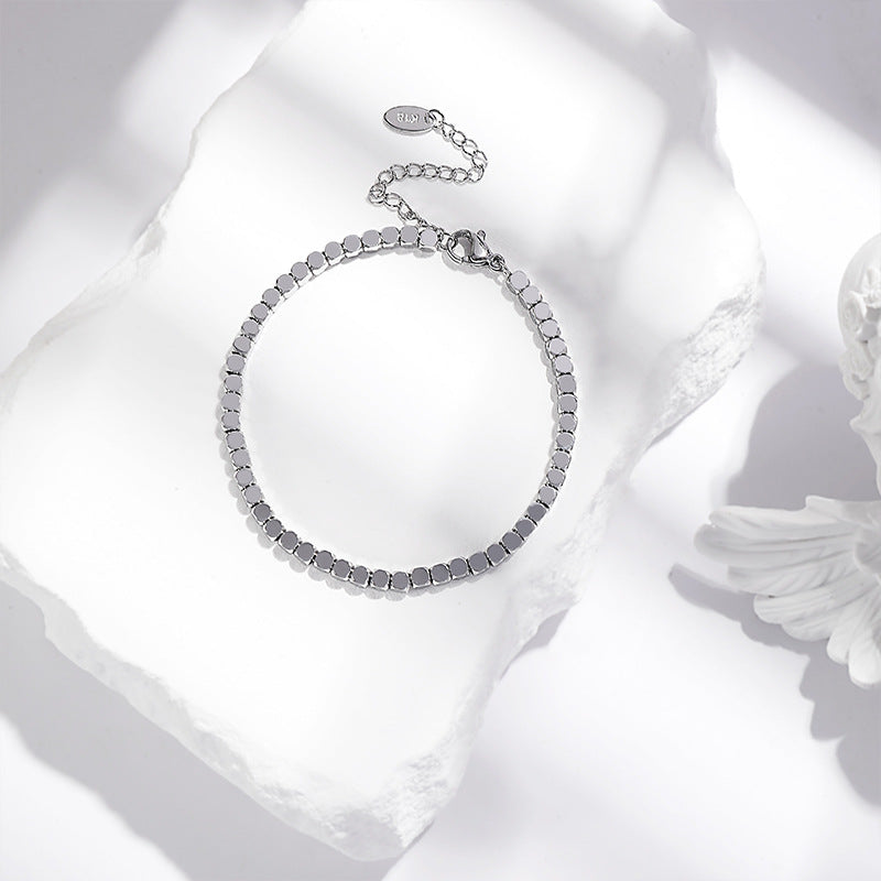 Wholesale Simple Small Square Vintage Bracelet