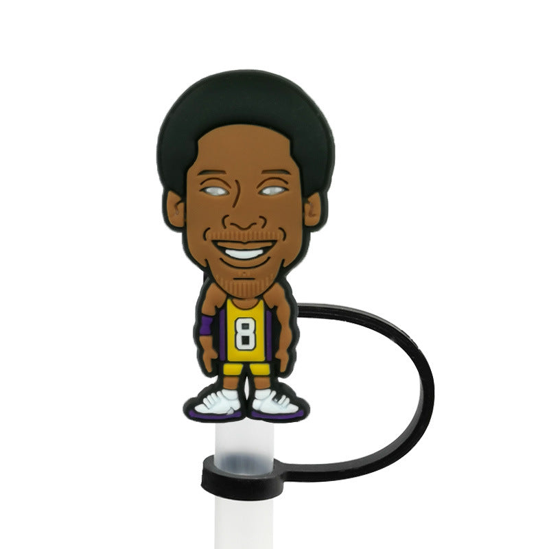 Wholesale 10PCS Street Culture Straw Set Silicone Dust Stopper Straw Tube Cap