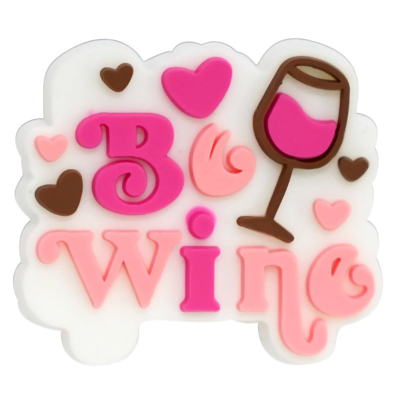 Wholesale  Random  100pcs/pack Valentine' s Day Beads Focal Beads