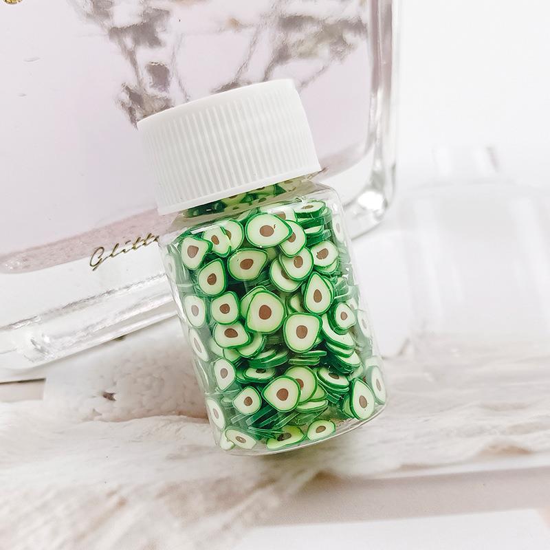 Wholesale Fruit clay slices 20ml small bottle 15g