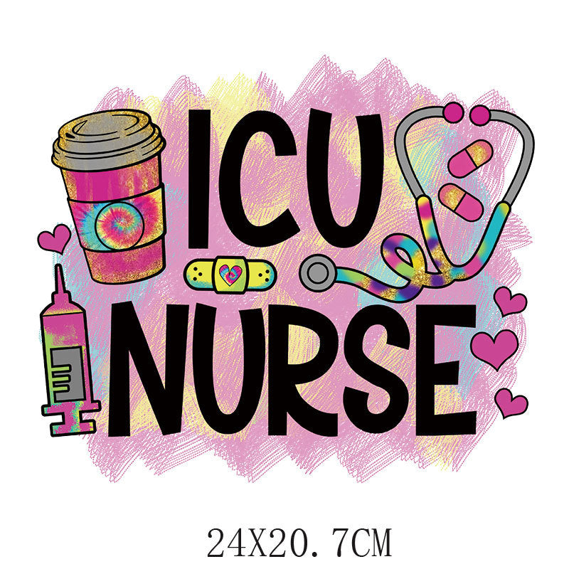 Wholesale Doctor and nurse heat transfer printing   UV DTF Ready to Press Transfers Wraps