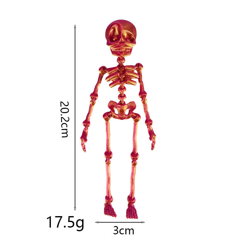 Wholesale 3D printed skeleton human joint movable refrigerator magnet