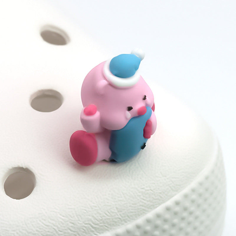 Wholesale 5pcs Cartoon 3D Garden Crocs Decorative Accessories