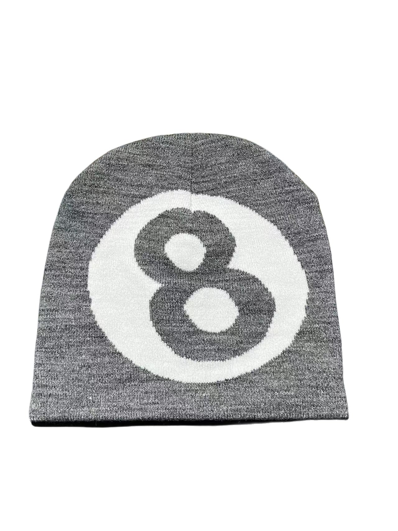 Wholesale Number 8 Warm and Cold Resistant Acrylic Wool Hat