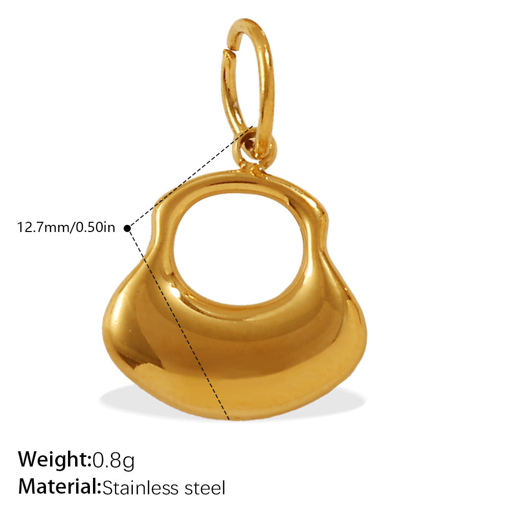 Wholesale Mini bag stainless steel plated pendant accessory
