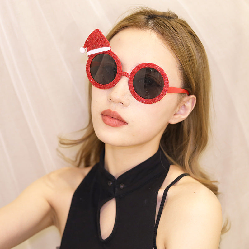 Wholesale ABS Decorative Christmas Glasses