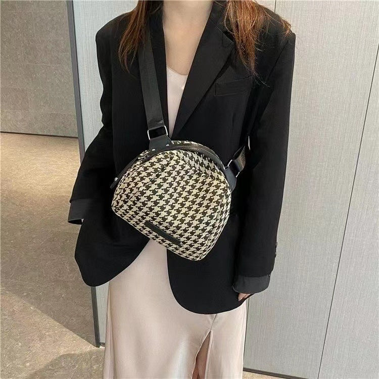 Wholesale Thousand Bird Mesh Canvas One Shoulder Crossbody Bag